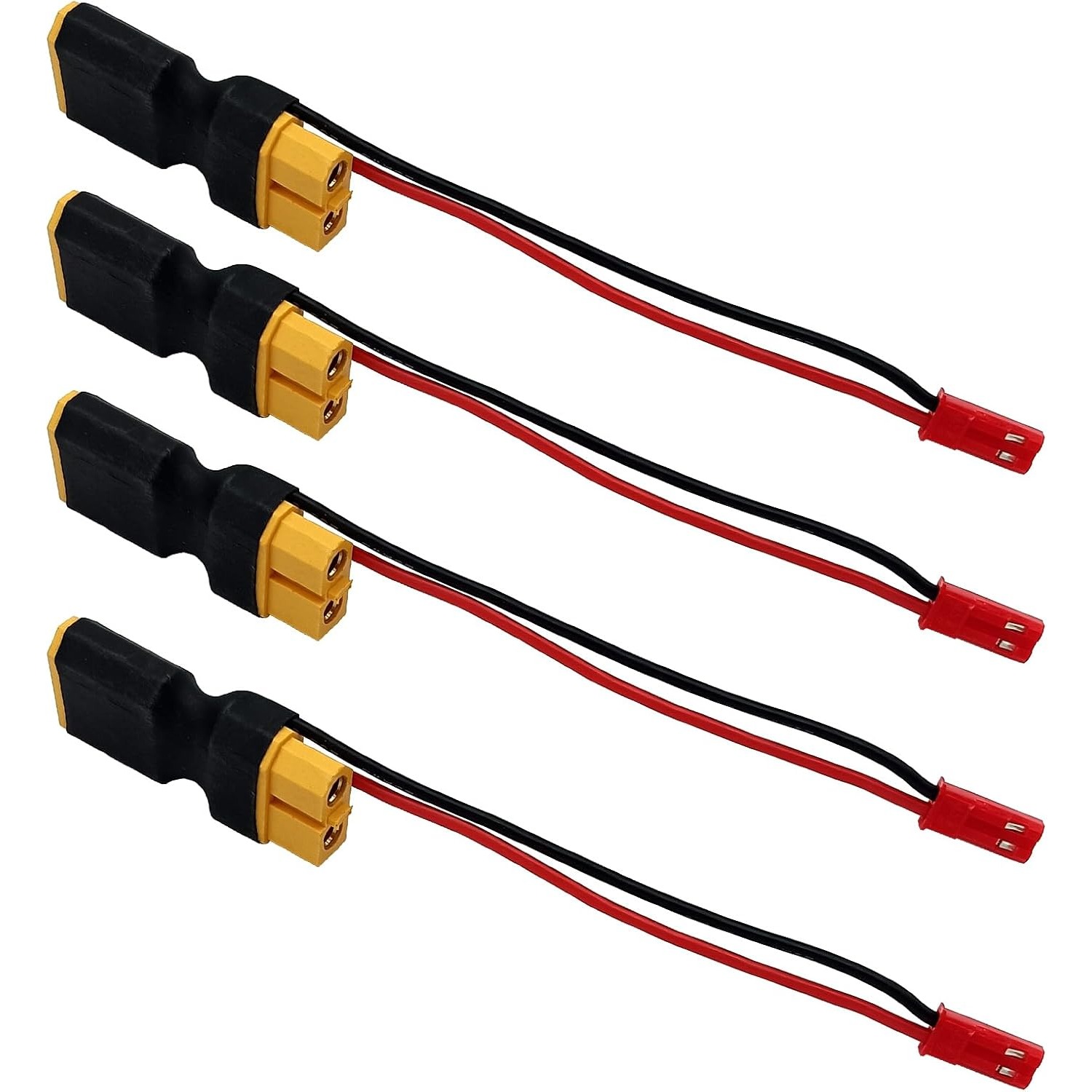 Fpv Drone Charger - 1 ชิ้น ขั้วต่อ XT60 ชาย-หญิง พร้อมสายซิลิโคน