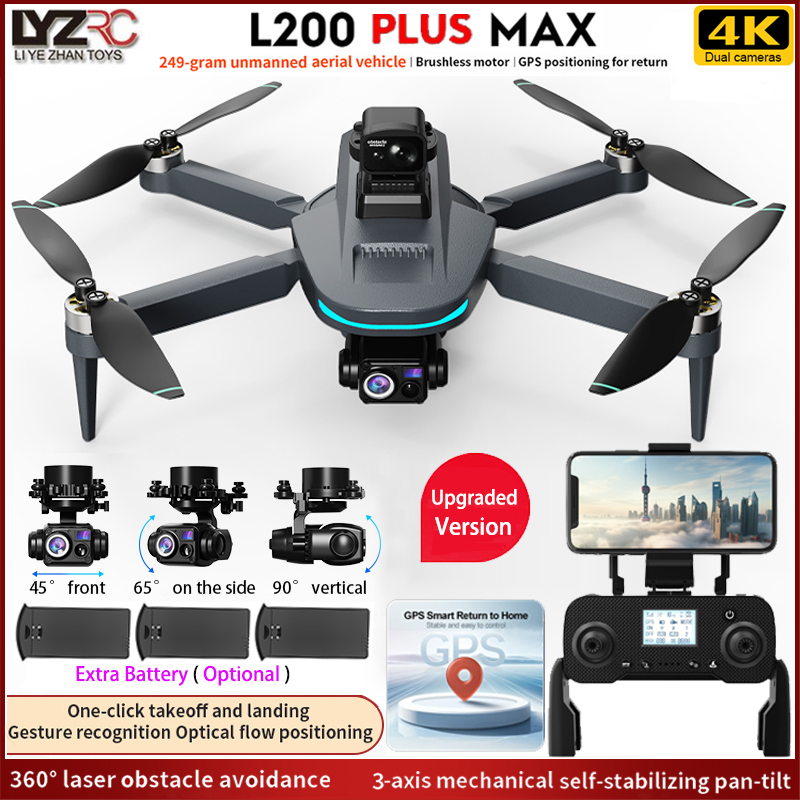 Fpv Drone Charger - NEW L200 PLUS MAX GPS โดรน