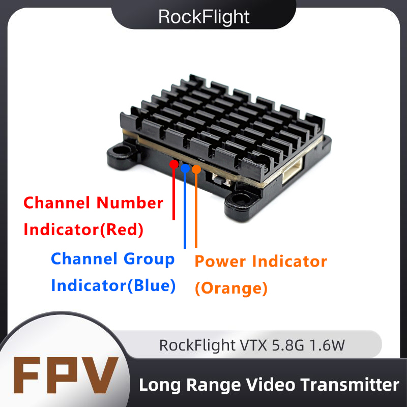 RockFlight TX663 VTX 5.8G 48CH - Fpv Drone Receiver บทวิจารณ์และราคา