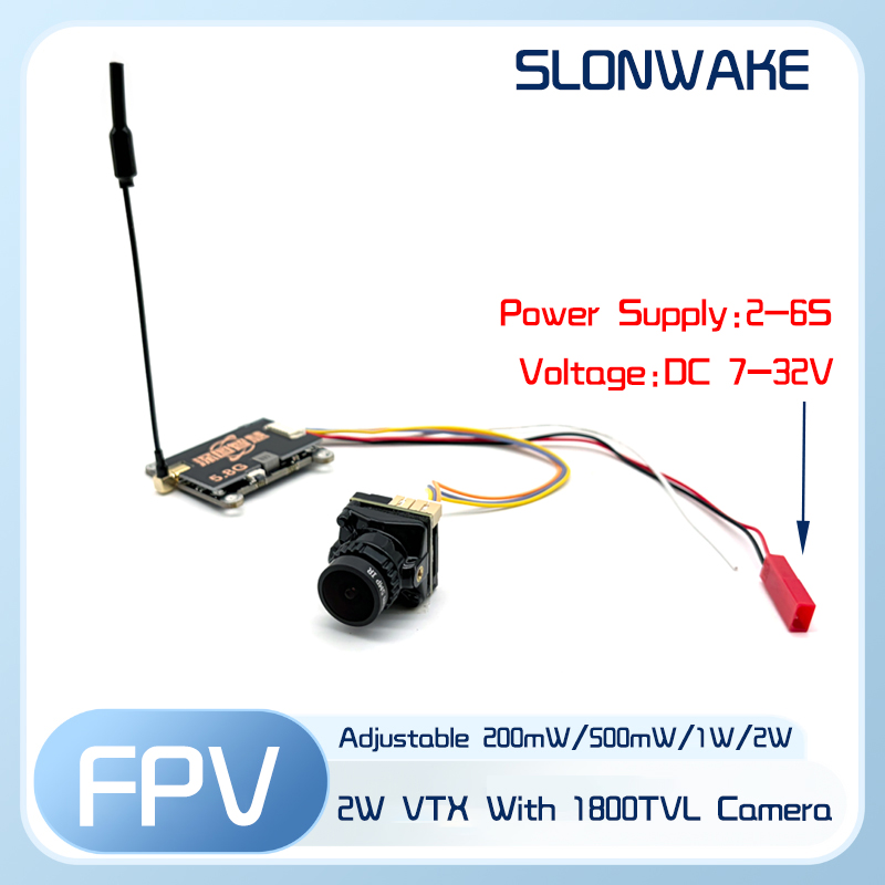 SLONWAKE 5.8G 56CH 2W เครื่องส - Fpv Drone Frame บทวิจารณ์และราคา