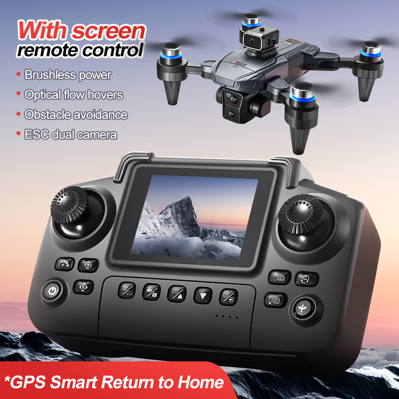 GPS RC Drone พร้อมหน้าจอ 4K Pr - Fpv Drone Charger บทวิจารณ์และราคา